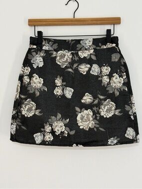 THML Women's Floral Jacquard Woodland Skirt Size Small